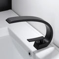 Uythner Robinet Lavabo Noir en Laiton – Mitigeur Mono-Commande 1 Trou | Eau Chaude & Froide Salle de Bain