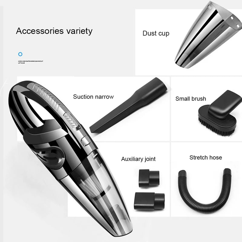 Aspirateur Portable Sans Fil USB Poils d'Animaux – Mini Aspiro Sec & Humide Voiture Maison | Nettoyage Rapide