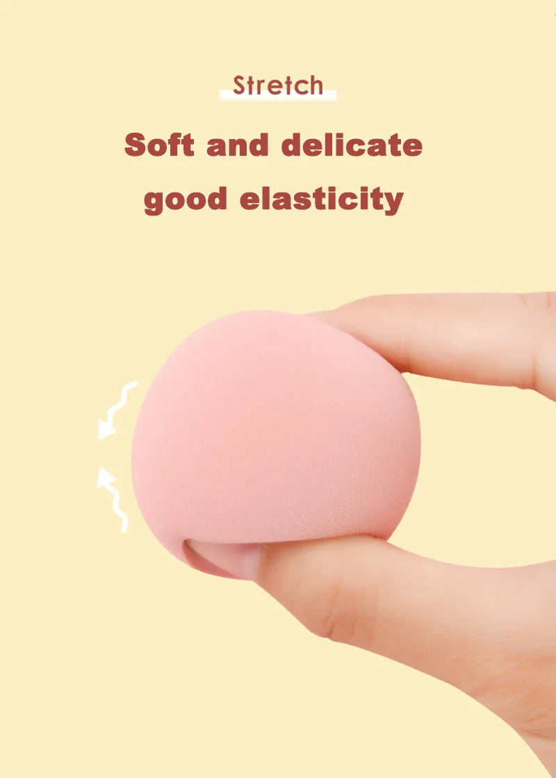Lot 4 Éponges Maquillage Blender Tendance – Puff Cosmétique Fond de Teint & Poudre | Outil Beauté Application Douce