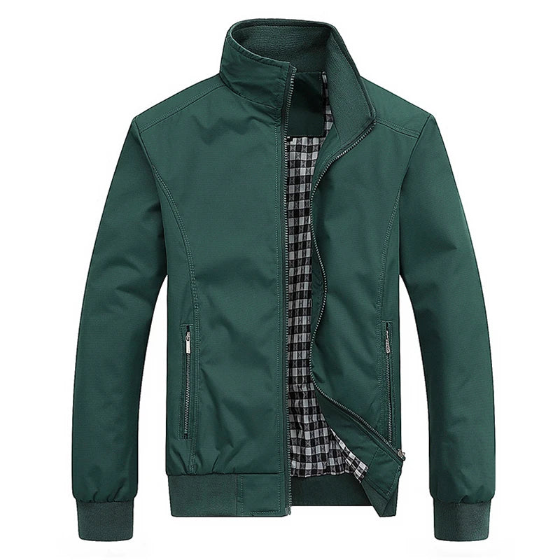 Herren Bomberjacke Slim Casual Uni Mode Frühling Herbst Große Größen M bis 8XL – Elegante Trendige Baseballjacke | Premium Herrenmode