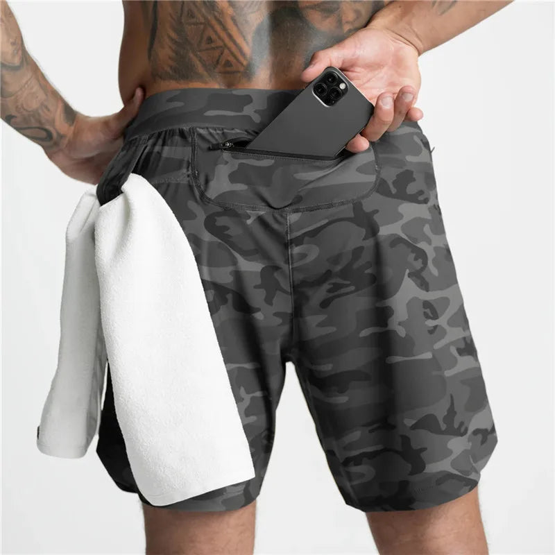 Short Sport Homme Multi-Poches Séchage Rapide – Running, Jogging & Gym Été | Léger & Respirant | Fitness & Musculation