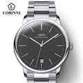 Montre Homme Lobinni Automatique Mécanique – Mouvement Miyota 9015 Ultra-Fine Étanche