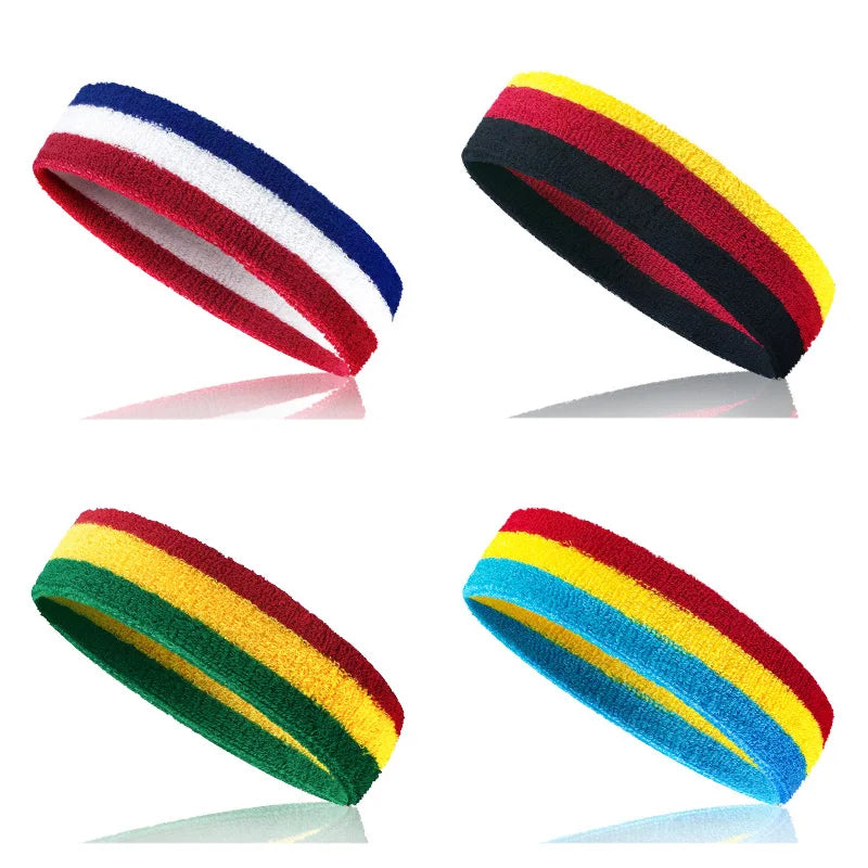Bandeau Sport Absorbant Unisexe – Élastique & Respirant | Running, Yoga, Cyclisme & Fitness | Serre-Tête Anti-Transpiration Homme & Femme