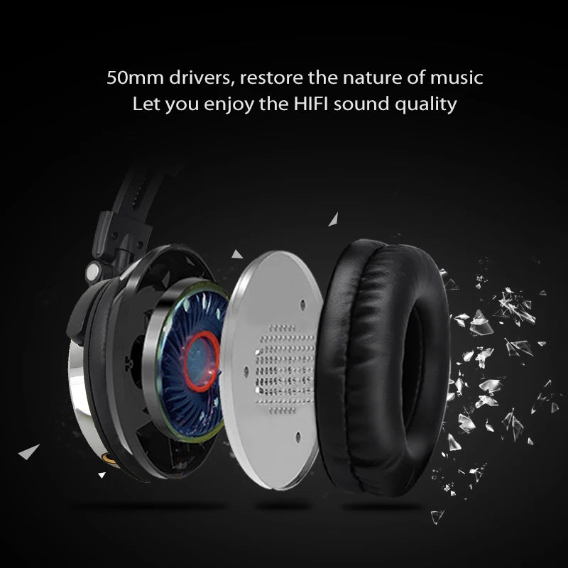 Oneodio Casque Studio DJ HiFi – Filaire Over-Ear Monitoring Musique & Gaming | Micro Intégré PC & Téléphone