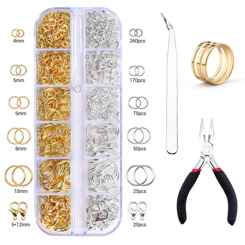 Kit Complet Création & Réparation Bijoux DIY – Outils, Fils Cuivrés, Fils & Accessoires Bijouterie | Idéal Débutantes & Créatrices Fait Main