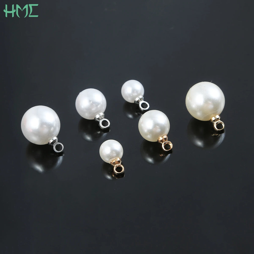 Perles Rondes Imitation Nacre ABS Lot 10 pcs – Pendentifs & Charms DIY | Boucles d’Oreilles, Bracelet, Collier & Choker | Accessoires Création Bijoux Premium