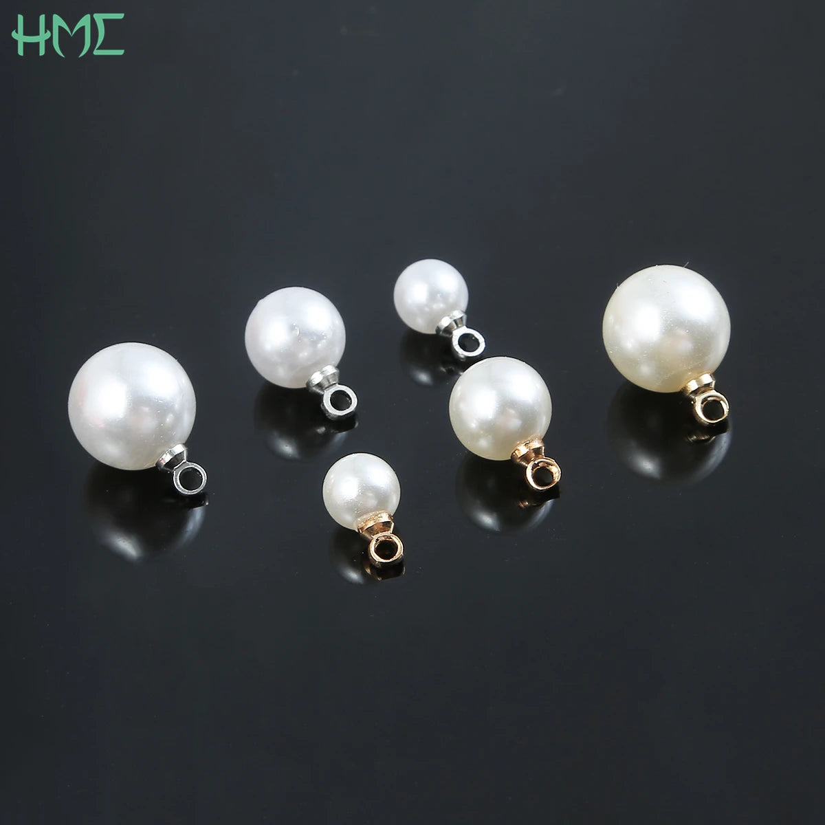 Perles Rondes Imitation Nacre ABS Lot 10 pcs – Pendentifs & Charms DIY | Boucles d’Oreilles, Bracelet, Collier & Choker | Accessoires Création Bijoux Premium