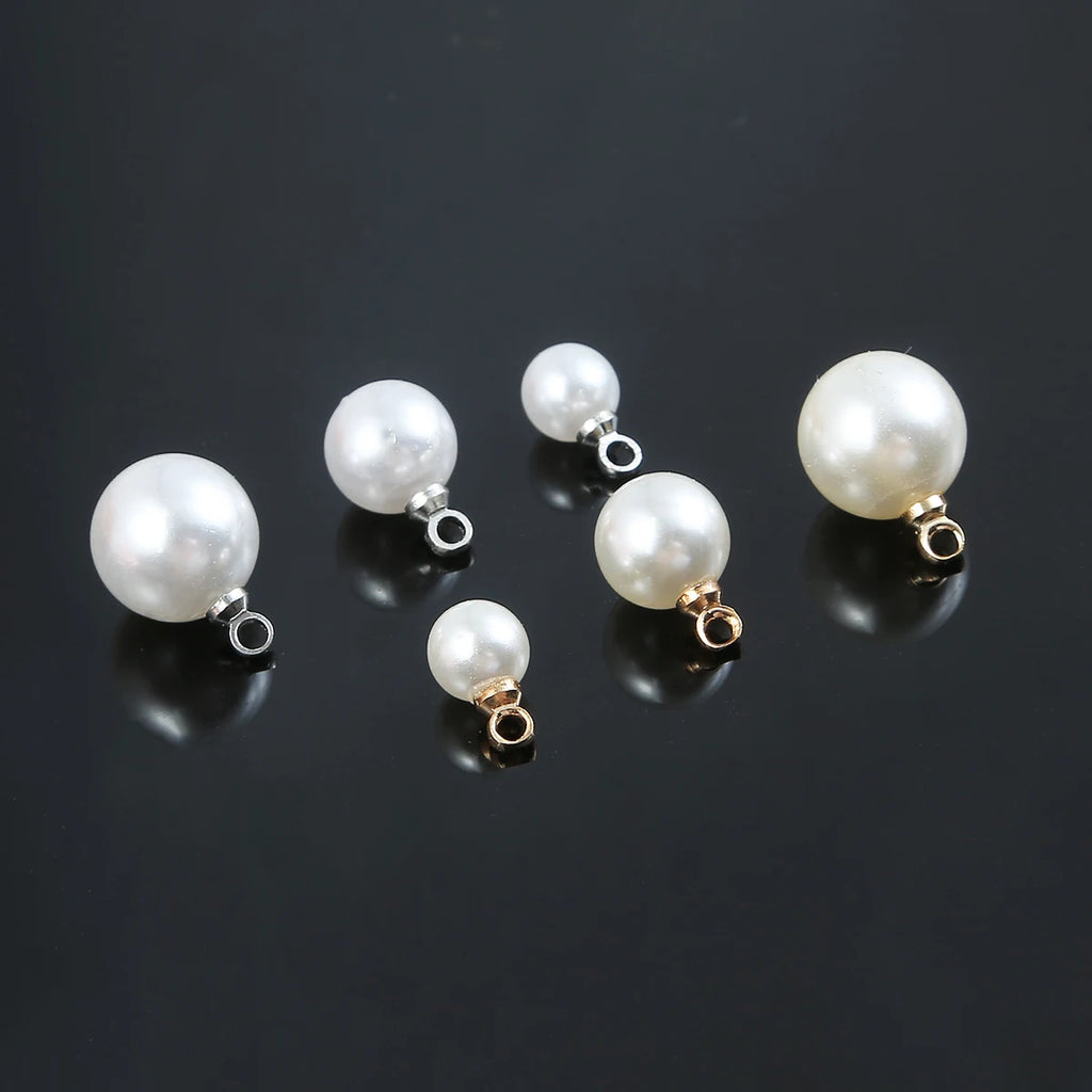 Perles Rondes Imitation Nacre ABS Lot 10 pcs – Pendentifs & Charms DIY | Boucles d’Oreilles, Bracelet, Collier & Choker | Accessoires Création Bijoux Premium