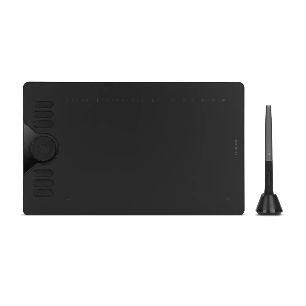 Huion HS610 Tablette Graphique 10x6.25'' – 28 Touches Express, Stylet 8192 Niveaux Sans Pile | Android, MacBook, PC