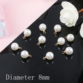 Perles Rondes Imitation Nacre ABS Lot 10 pcs – Pendentifs & Charms DIY | Boucles d’Oreilles, Bracelet, Collier & Choker | Accessoires Création Bijoux Premium
