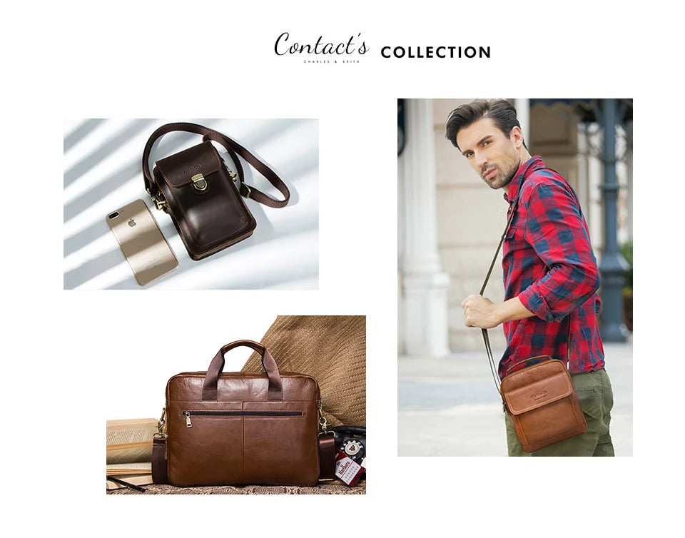 Trousse de Toilette Homme Cuir Véritable Vintage – Sac Cosmétique Organisateur Voyage
