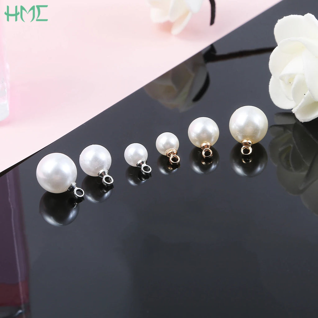 Perles Rondes Imitation Nacre ABS Lot 10 pcs – Pendentifs & Charms DIY | Boucles d’Oreilles, Bracelet, Collier & Choker | Accessoires Création Bijoux Premium