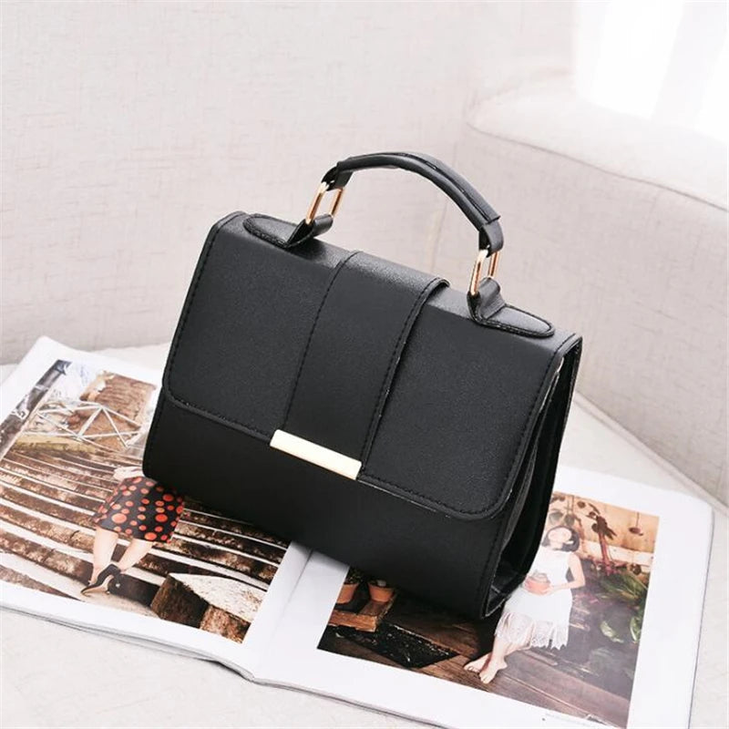 Sac À Main Femme Retro Cuir PU – Pochette Rabat Bandoulière Messenger Vintage Chic