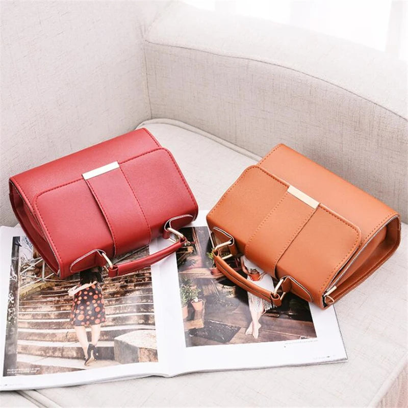 Sac À Main Femme Retro Cuir PU – Pochette Rabat Bandoulière Messenger Vintage Chic