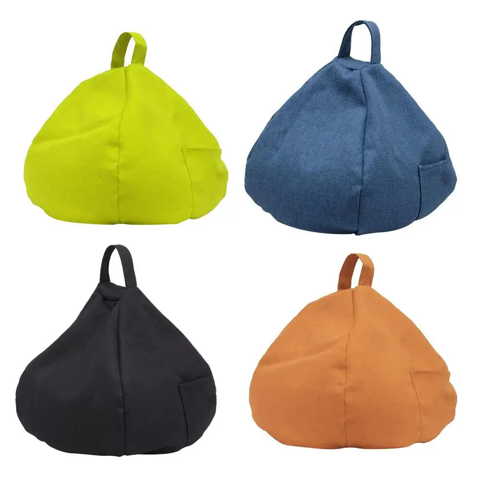 Coussin Bean Bag Multifonction Portable – Support Tablette iPad & iPhone, Lecture, Voiture & Maison | Coussin Imitation Lin