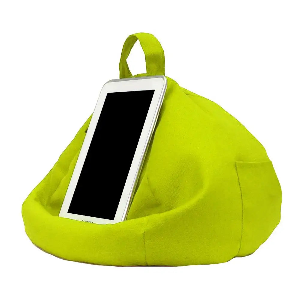 Coussin Bean Bag Multifonction Portable – Support Tablette iPad & iPhone, Lecture, Voiture & Maison | Coussin Imitation Lin