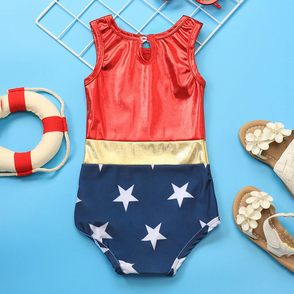 Maillot de Bain Fille Princesse Sirené – Costume Plage Piscine Été Enfant Anna Elsa Raiponce Mirabel