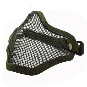 Masque Tactique Demi-Visage Tête de Mort - Airsoft, Paintball & Chasse