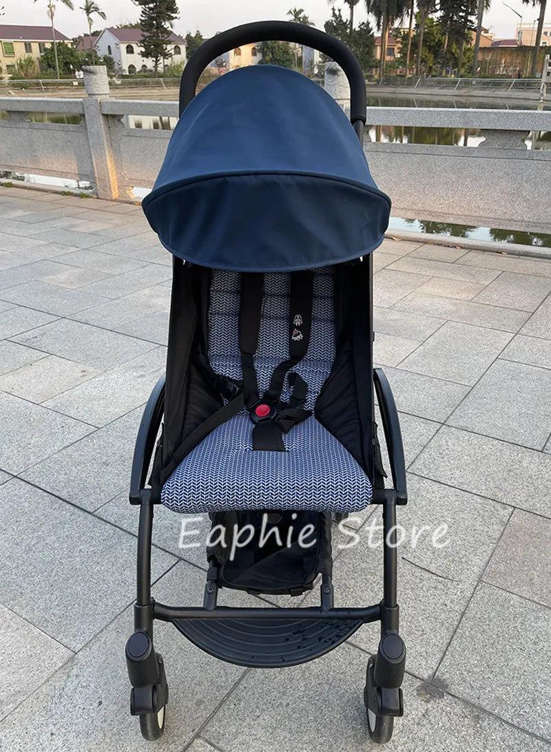 3-teiliges Zubehör-Set für Kinderwagen YOYO/Yoya – 175° Verdeck + Sitzbezug + Verstellbare Anti-UV-Matratze