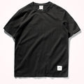 T-Shirt Homme 100% Coton Lavé Vintage Col Rond Couleur Unie Manches Courtes Slim Casual Été Mode Simple Confortable Tendance – Tee Shirt Basique Premium Washed | Mode Homme Casual Premium