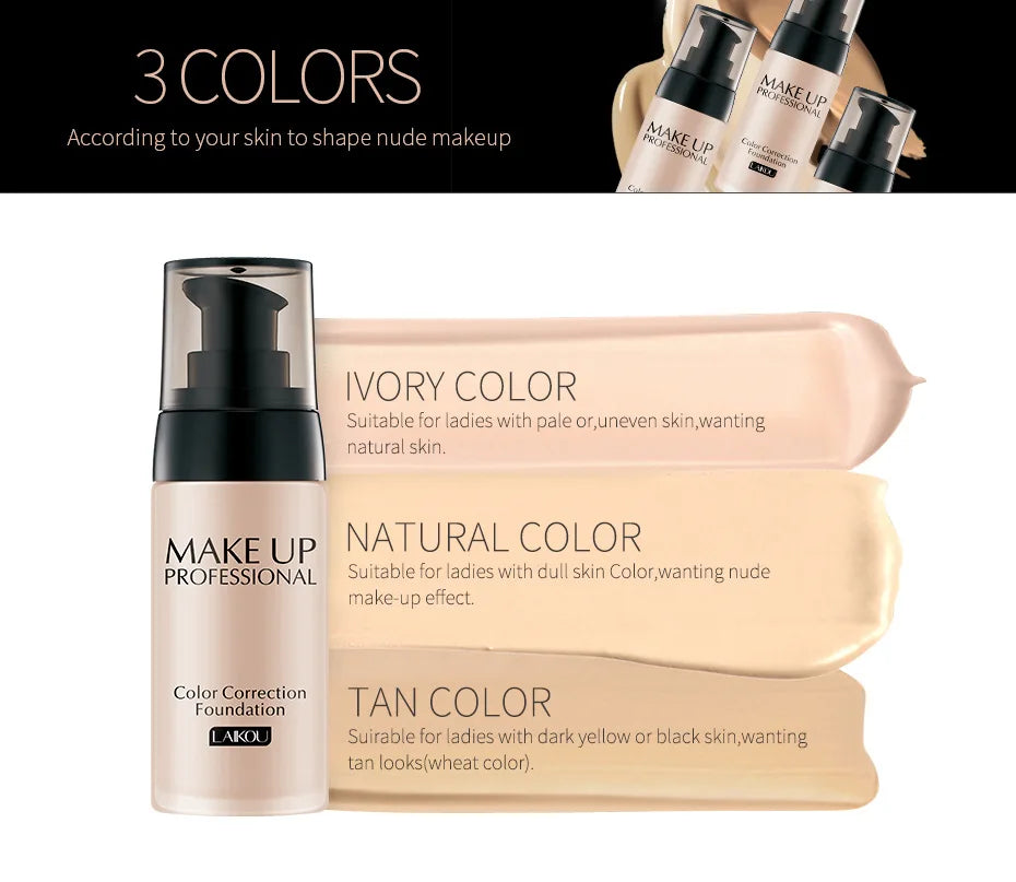Fond de Teint BB Cream LAIKOU 40g – Correcteur Hydratant Anti-Brillance | Waterproof