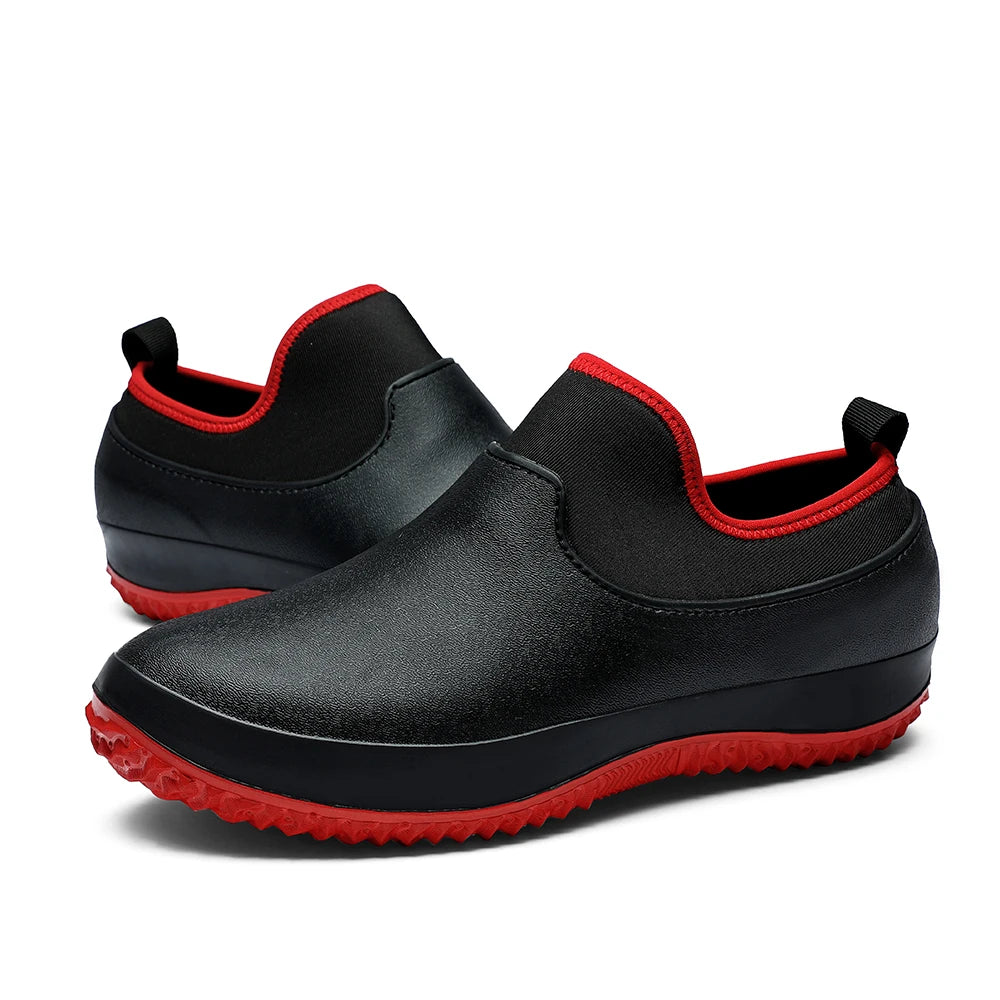 Chaussures Cuisine Chef Waterproof Non-Slip Homme – Travail Respirantes Flat Pluie 2020