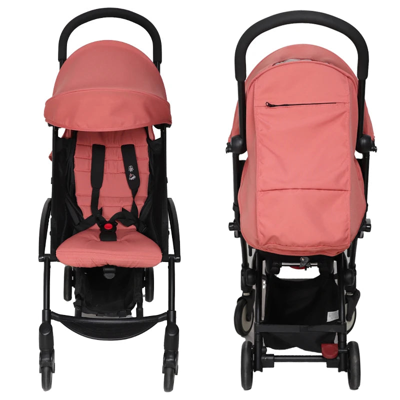 3-teiliges Zubehör-Set für Kinderwagen YOYO/Yoya – 175° Verdeck + Sitzbezug + Verstellbare Anti-UV-Matratze