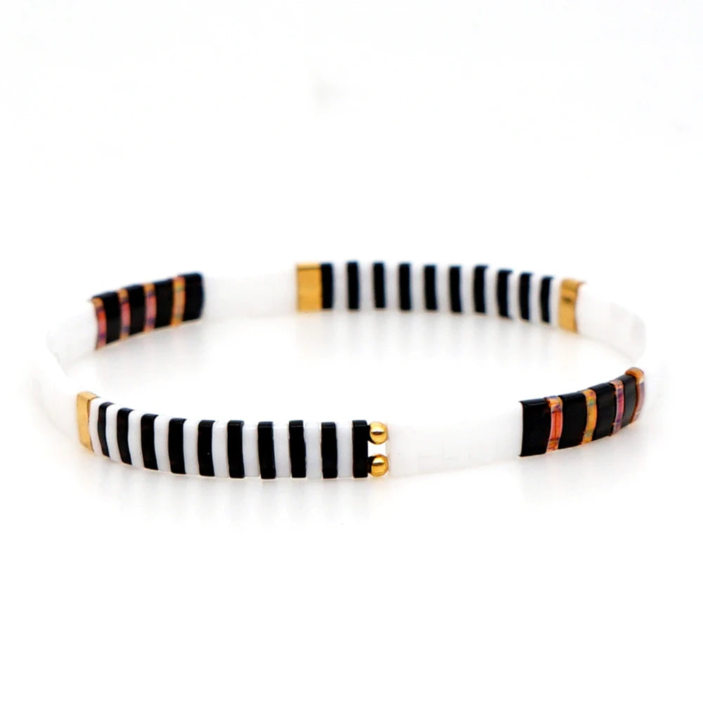 Go2boho Bracelet Miyuki Tila Perles Japonaises – Bijou Tendance Unisexe, Cadeau Classique & Original | Homme & Femme