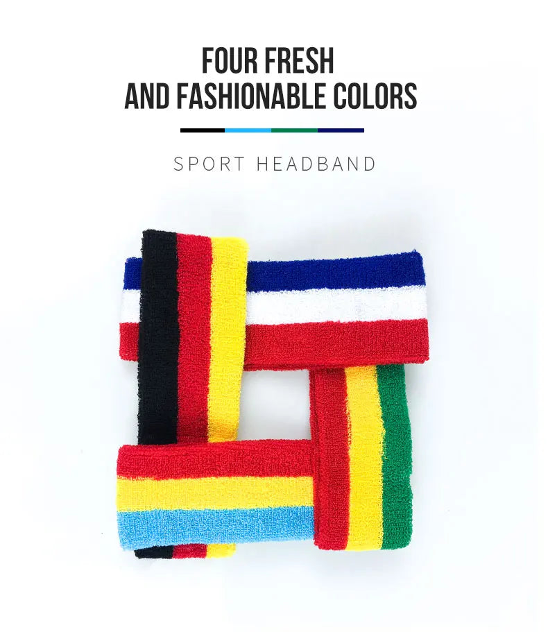 Bandeau Sport Absorbant Unisexe – Élastique & Respirant | Running, Yoga, Cyclisme & Fitness | Serre-Tête Anti-Transpiration Homme & Femme