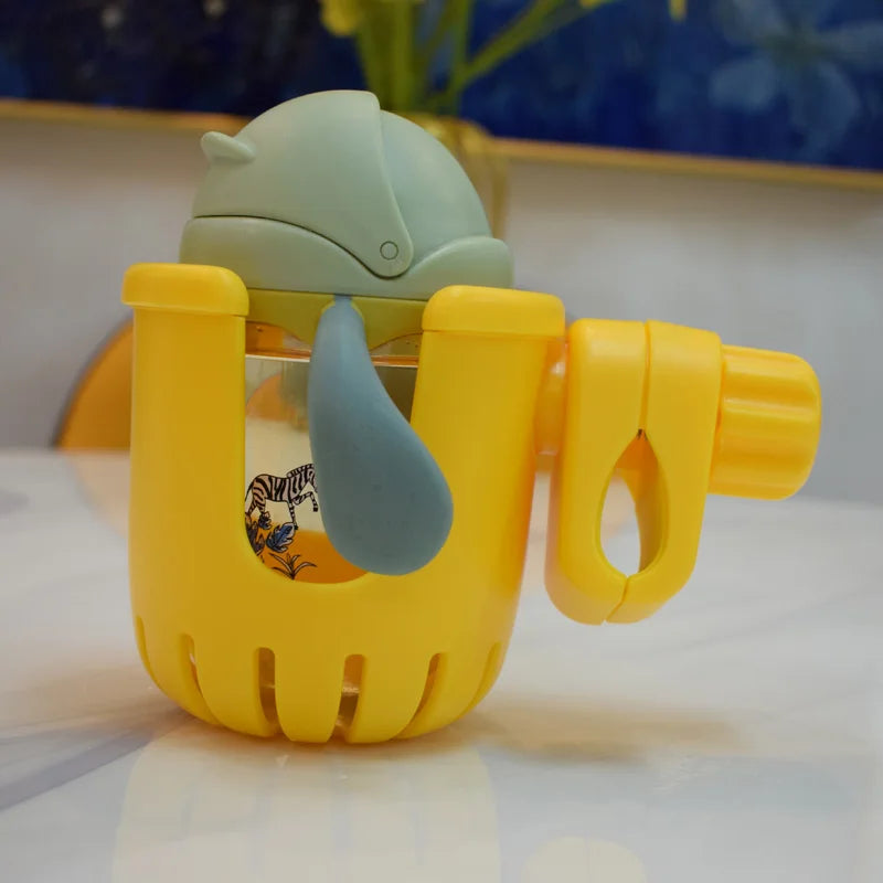 Porte-Gobelet Universel Poussette Bébé – Support Bouteille Café Téléphone Tricycle Fauteuil Roulant