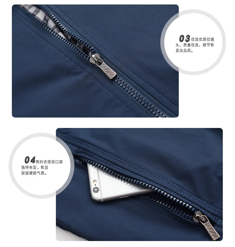 Herren Bomberjacke Slim Casual Uni Mode Frühling Herbst Große Größen M bis 8XL – Elegante Trendige Baseballjacke | Premium Herrenmode