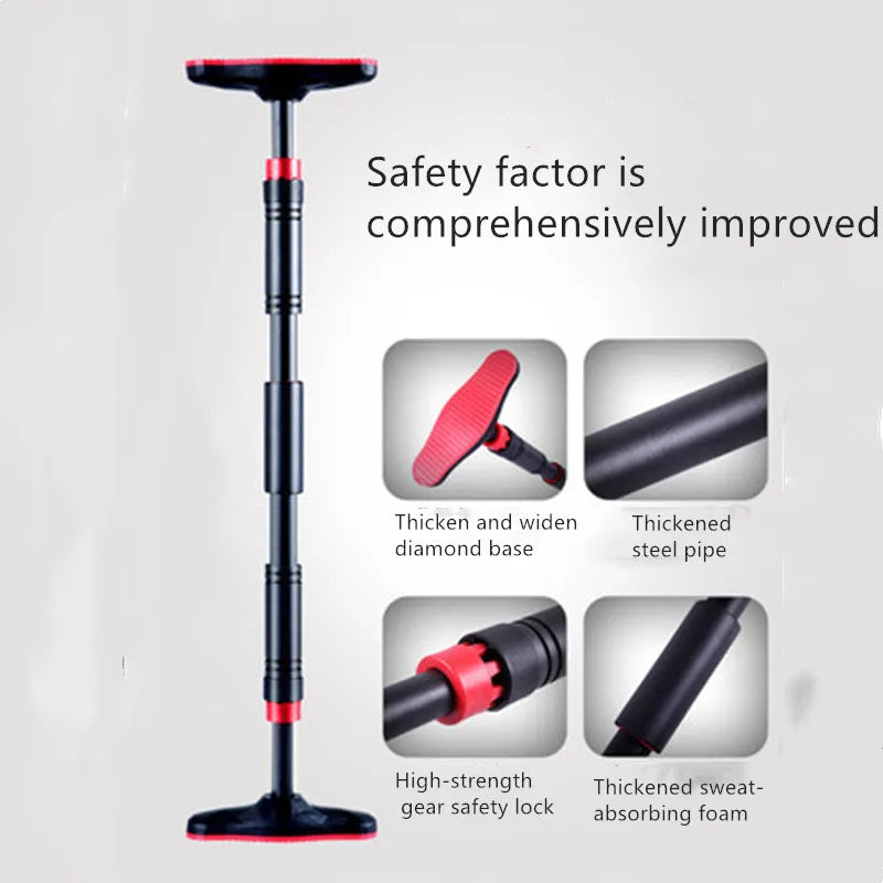 Barre de Traction Porte Réglable Acier – Pull-Up, Abdos & Musculation à Domicile | Sans Perçage | Fitness Home Gym