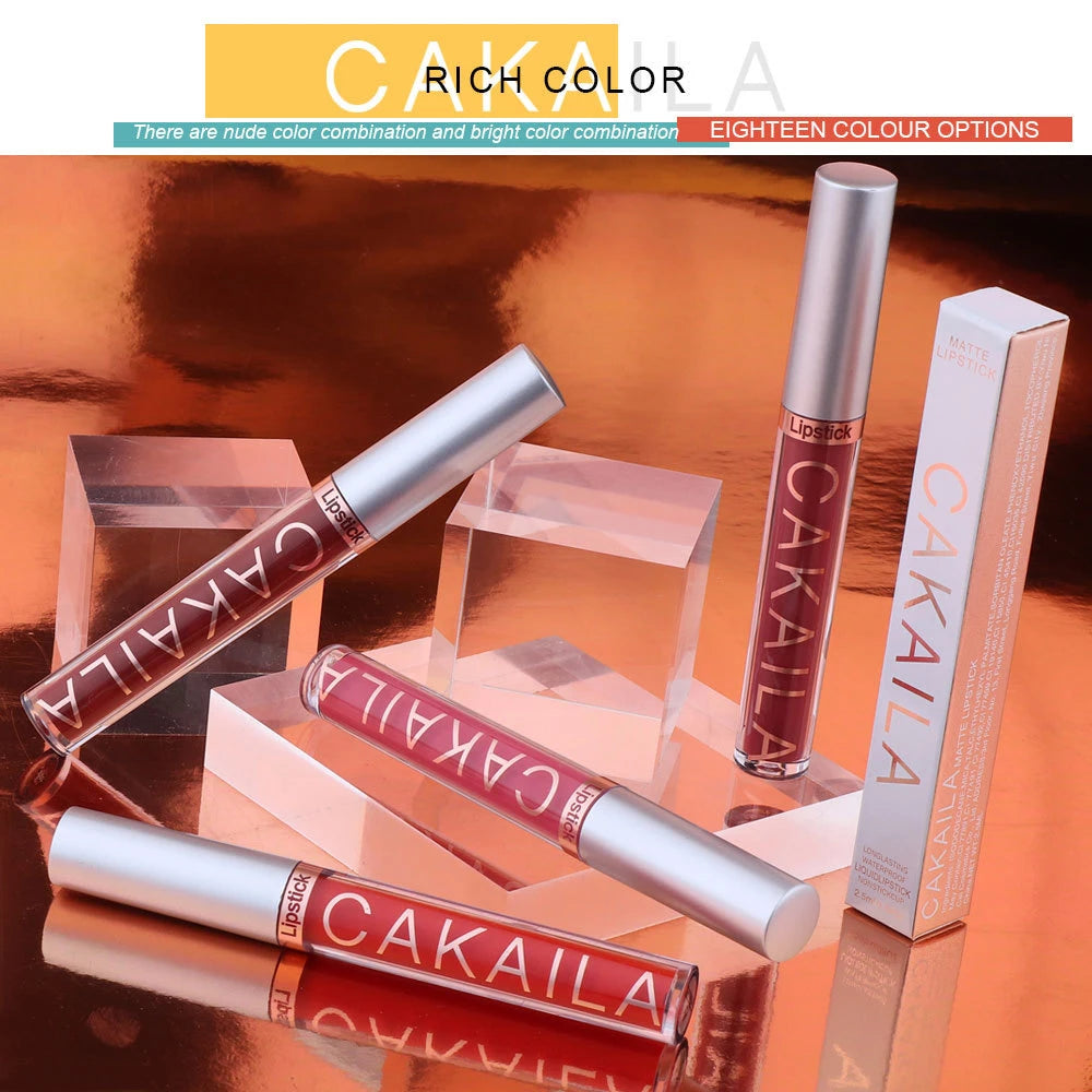 Gloss Velvet Mat Waterproof Longue Tenue – Texture Soyeuse & Hydratante | Cadeau Maquillage Femme