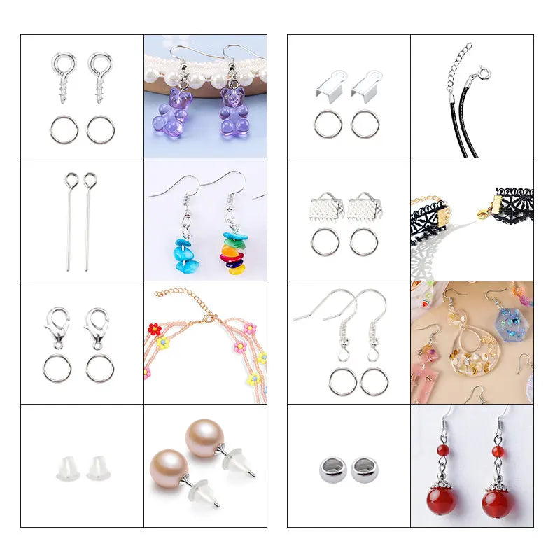 Komplettset zum Herstellen und Reparieren von DIY-Schmuck – Werkzeuge, Kupferdrähte, Drähte & Schmuckzubehör | Ideal für Anfängerinnen & Handarbeitskünstlerinnen