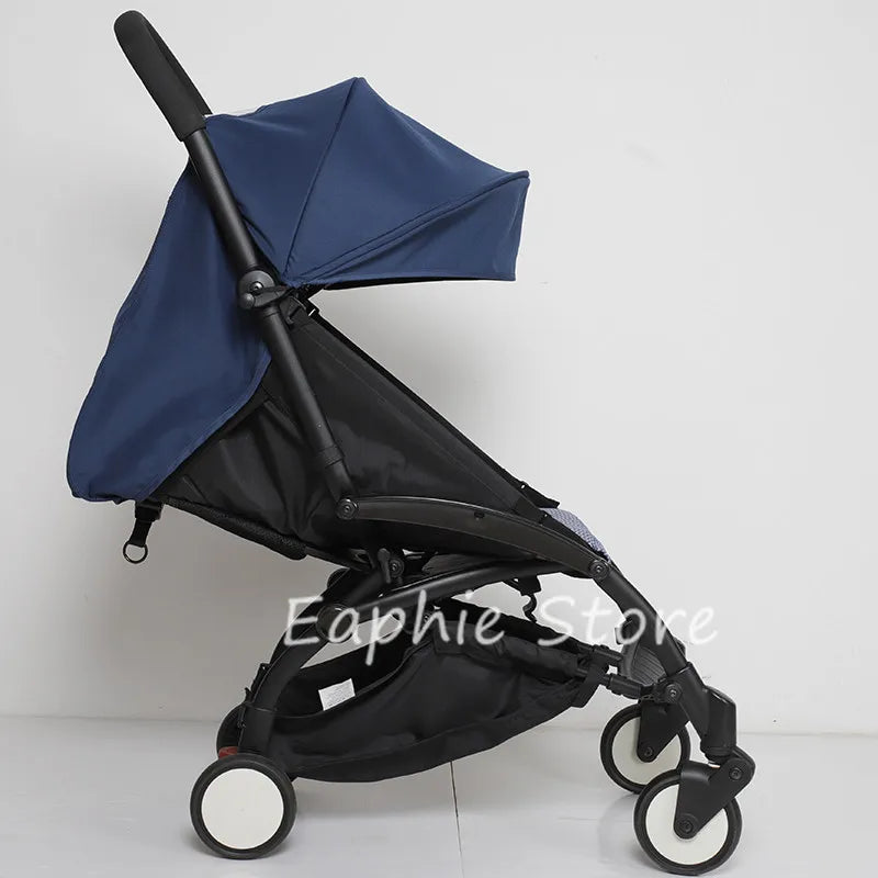3-teiliges Zubehör-Set für Kinderwagen YOYO/Yoya – 175° Verdeck + Sitzbezug + Verstellbare Anti-UV-Matratze