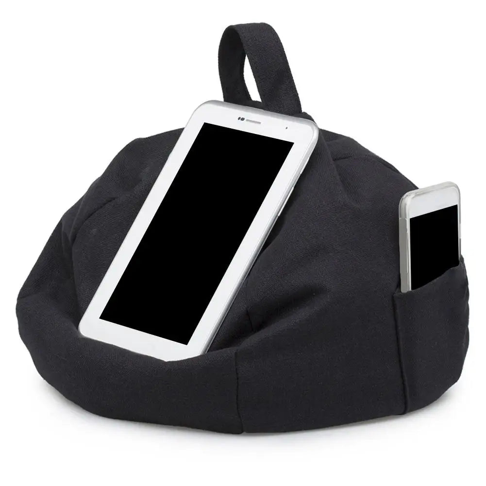 Coussin Bean Bag Multifonction Portable – Support Tablette iPad & iPhone, Lecture, Voiture & Maison | Coussin Imitation Lin