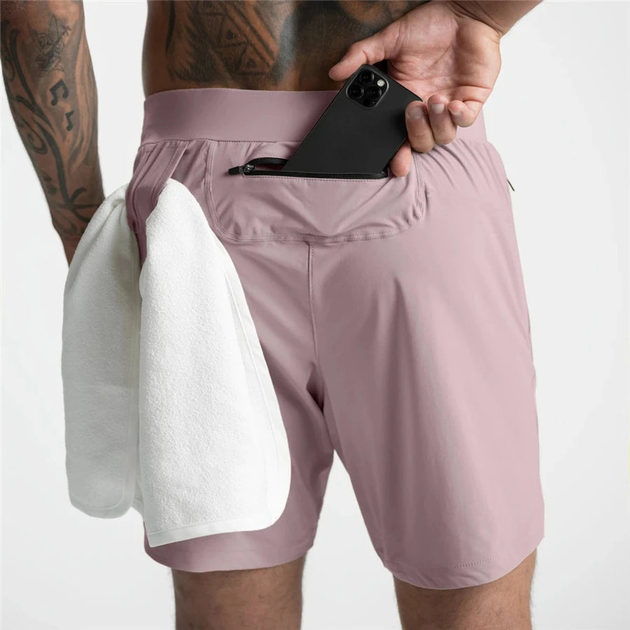 Short Sport Homme Multi-Poches Séchage Rapide – Running, Jogging & Gym Été | Léger & Respirant | Fitness & Musculation