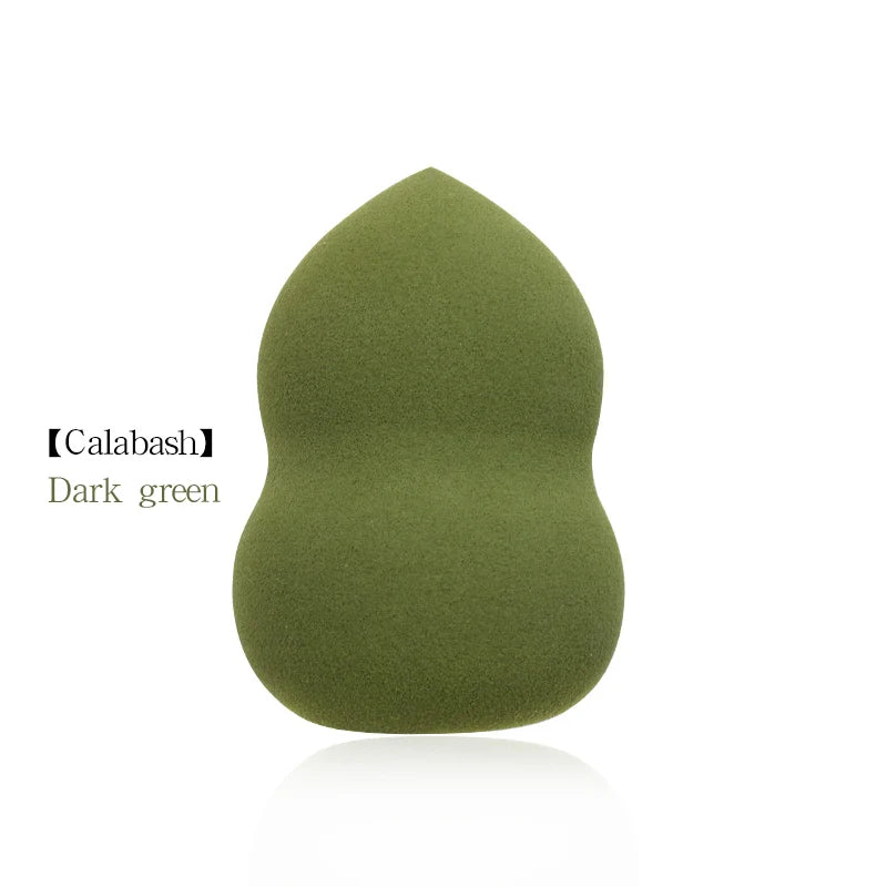 Éponge Maquillage Forme Calebasse – Puff Fond de Teint & Correcteur Doux | Applicateur Cosmétique Mixte
