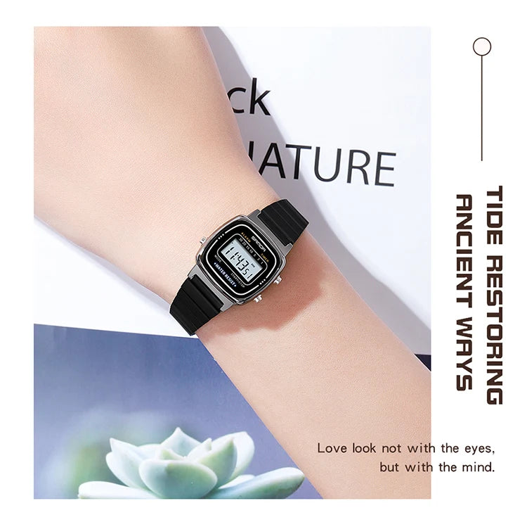 Montre Femme Luxe SANDA Dorée Quartz Classique – Étanche Élégante Cadeau Fashion