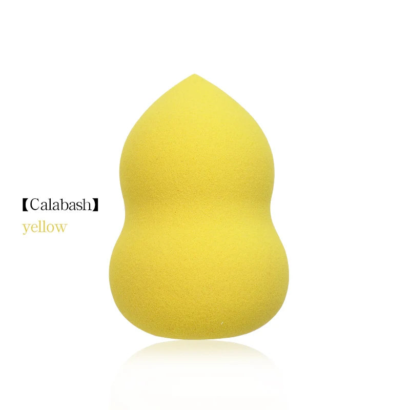 Éponge Maquillage Forme Calebasse – Puff Fond de Teint & Correcteur Doux | Applicateur Cosmétique Mixte