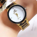 Montre Couple Luxe Acier Inoxydable – Femme & Homme Fashion Casual Idée Cadeau