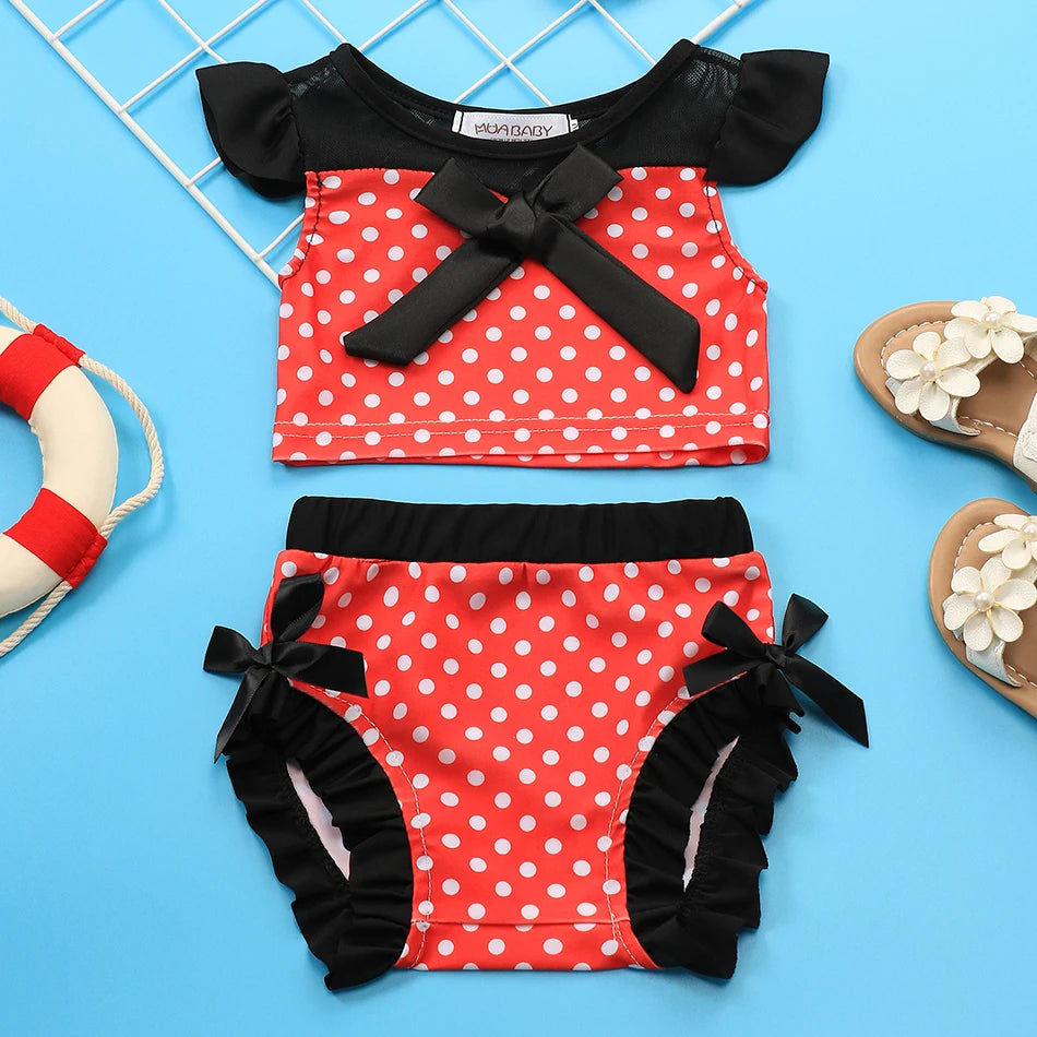 Maillot de Bain Fille Princesse Sirené – Costume Plage Piscine Été Enfant Anna Elsa Raiponce Mirabel