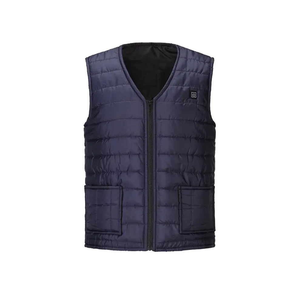 Gilet Chauffant Intelligent Unisexe 9 Zones Col V Coton Thermique Outdoor Automne Hiver Flexible Confortable Performant M-7XL – Gilet Chauffant Premium 9 Zones Intelligent Thermique | Mode Unisexe Outdoor Hiver Premium