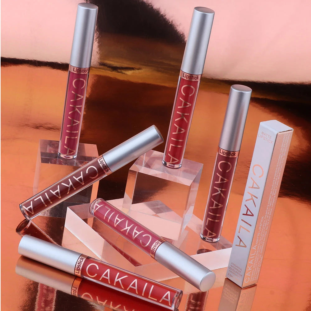 Gloss Velvet Mat Waterproof Longue Tenue – Texture Soyeuse & Hydratante | Cadeau Maquillage Femme