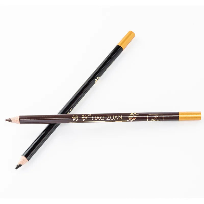 Crayon Sourcils Waterproof Brun & Noir – Avec Taille-Crayon | Eyeliner Sourcils Longue Tenue