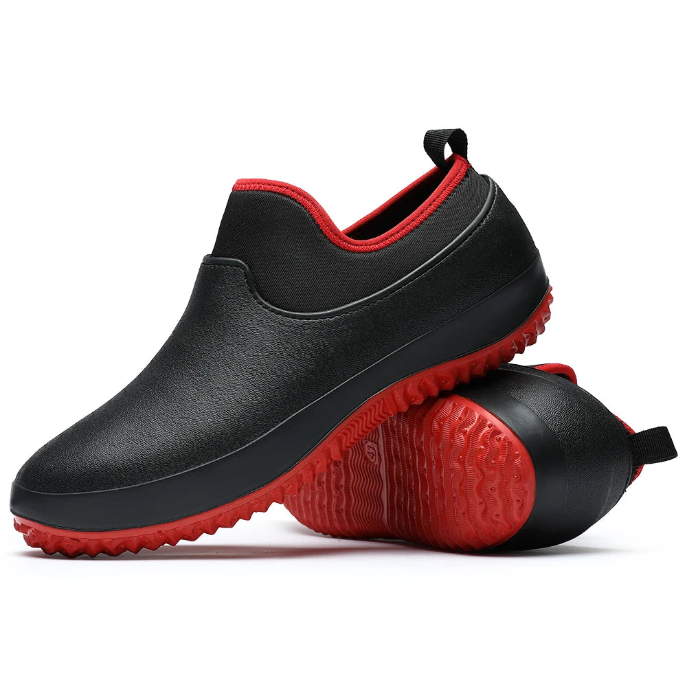 Chaussures Cuisine Chef Waterproof Non-Slip Homme – Travail Respirantes Flat Pluie 2020
