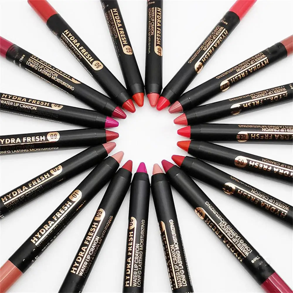 Crayon Rouge à Lèvres Mat Velvet 9 Couleurs – Longue Tenue Waterproof | Lip Tint Nude Hydratant Sexy