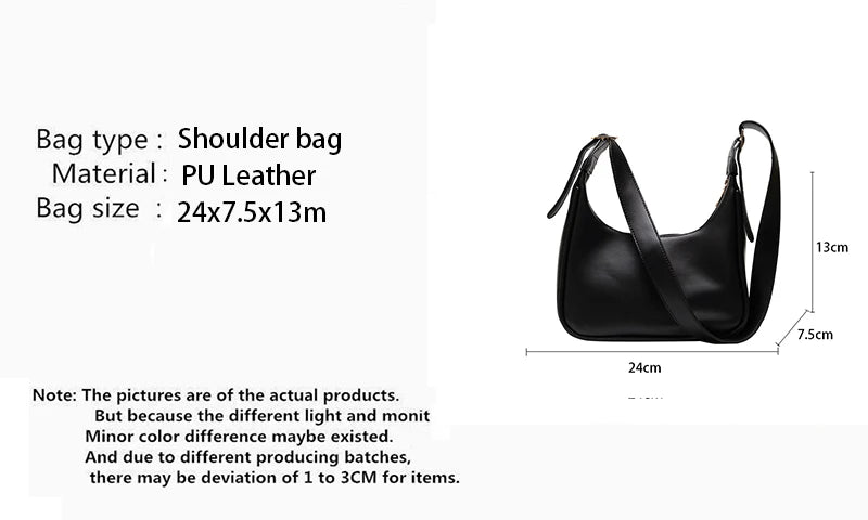 Sac à Main Femme Cuir Luxe – Pochette Bandoulière Élégante Mode Tendance