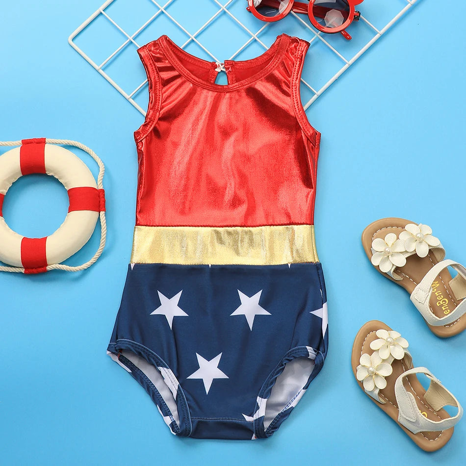 Maillot de Bain Fille Princesse Sirené – Costume Plage Piscine Été Enfant Anna Elsa Raiponce Mirabel