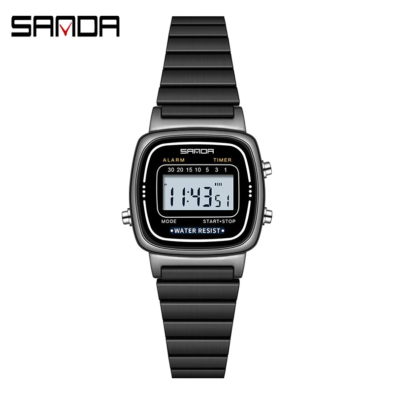 Montre Femme Luxe SANDA Dorée Quartz Classique – Étanche Élégante Cadeau Fashion